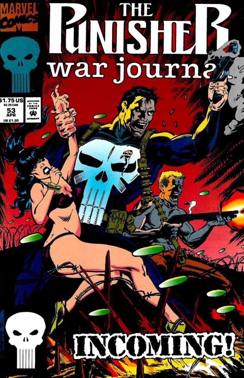 The Punisher: War Journal (1988) #53 VF. Stock Image