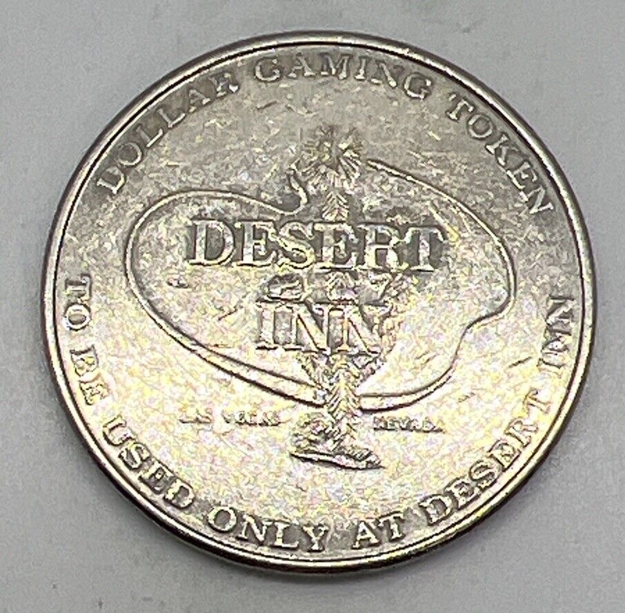 Desert Inn $1 CASINO Slot Gaming Token - LAS VEGAS NEVADA Franklin Mint 1965