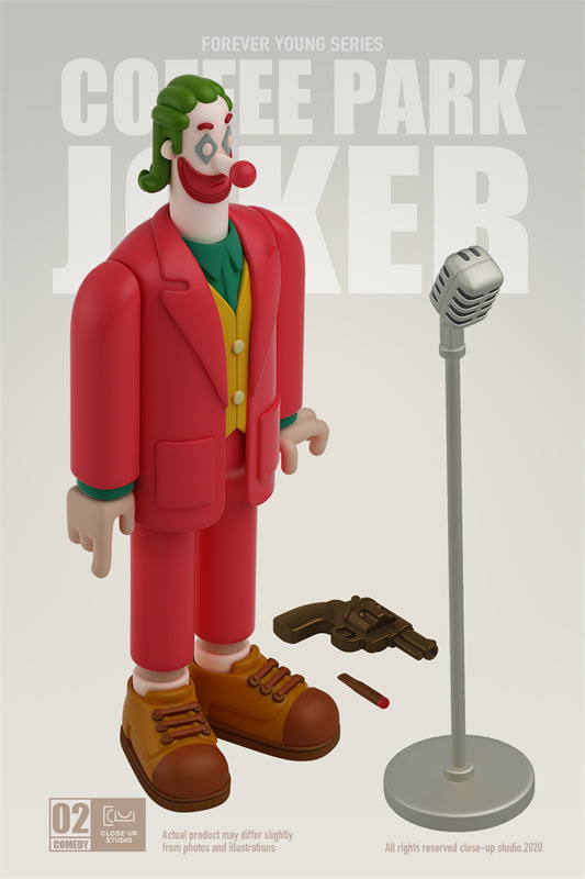 CLOSE UP FOREVER YOUNG THE JOKER Limited Fashion Painted Figure New In Stock