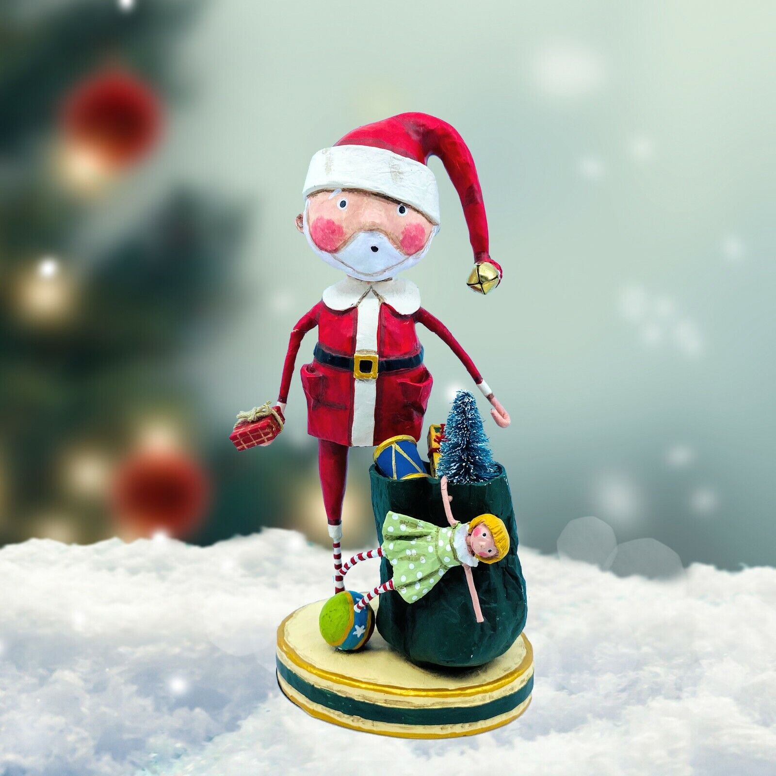 ESC Company: Lori Mitchell; Christmas, Santa and His Sack, Item# 13332