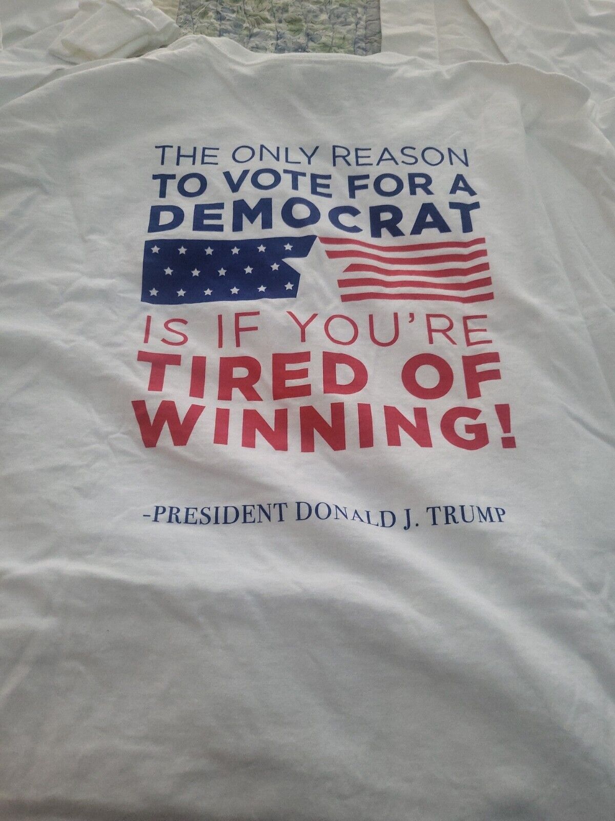Rare Tossed To Crowd At Donald Trump XL - T Shirt Last Rally  2020 Election New 