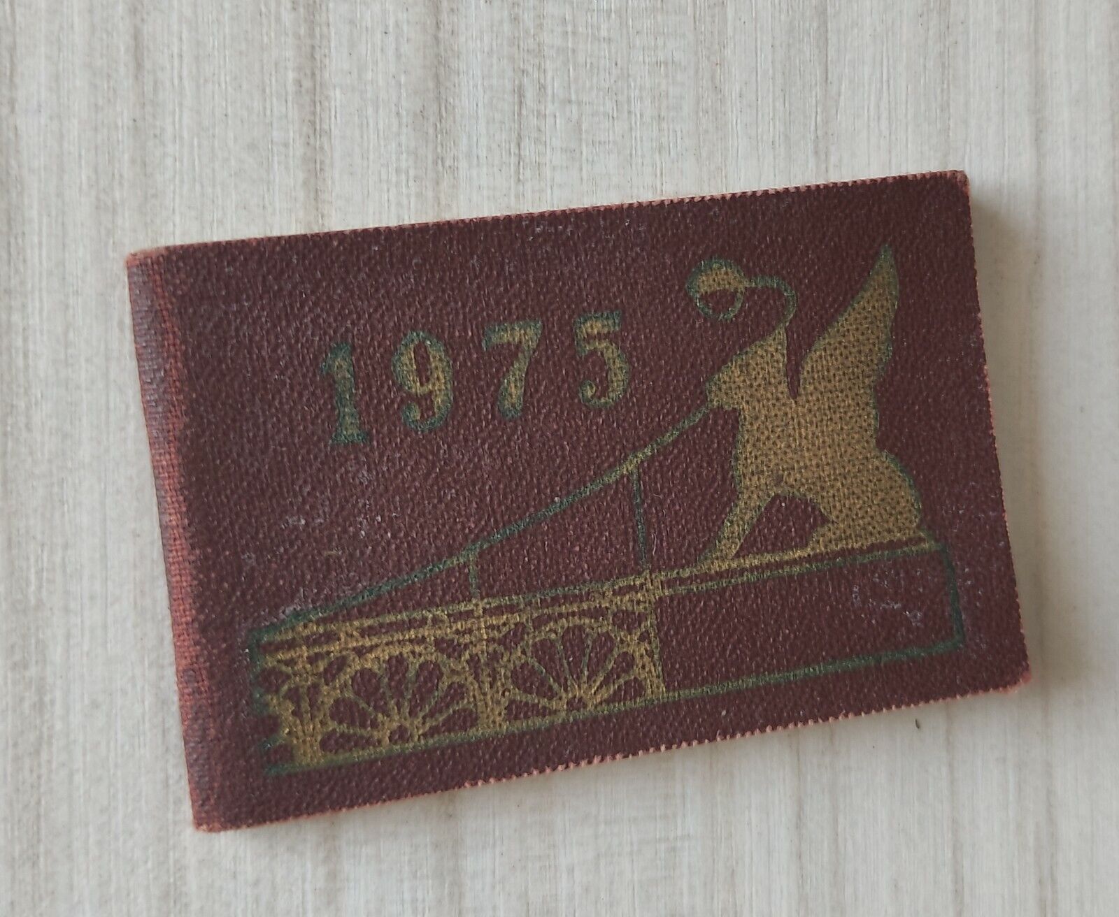 PHOTO MINI POCKET CALENDAR 1975 USSR LENINGRAD SAINT PETERSBURG VINTAGE