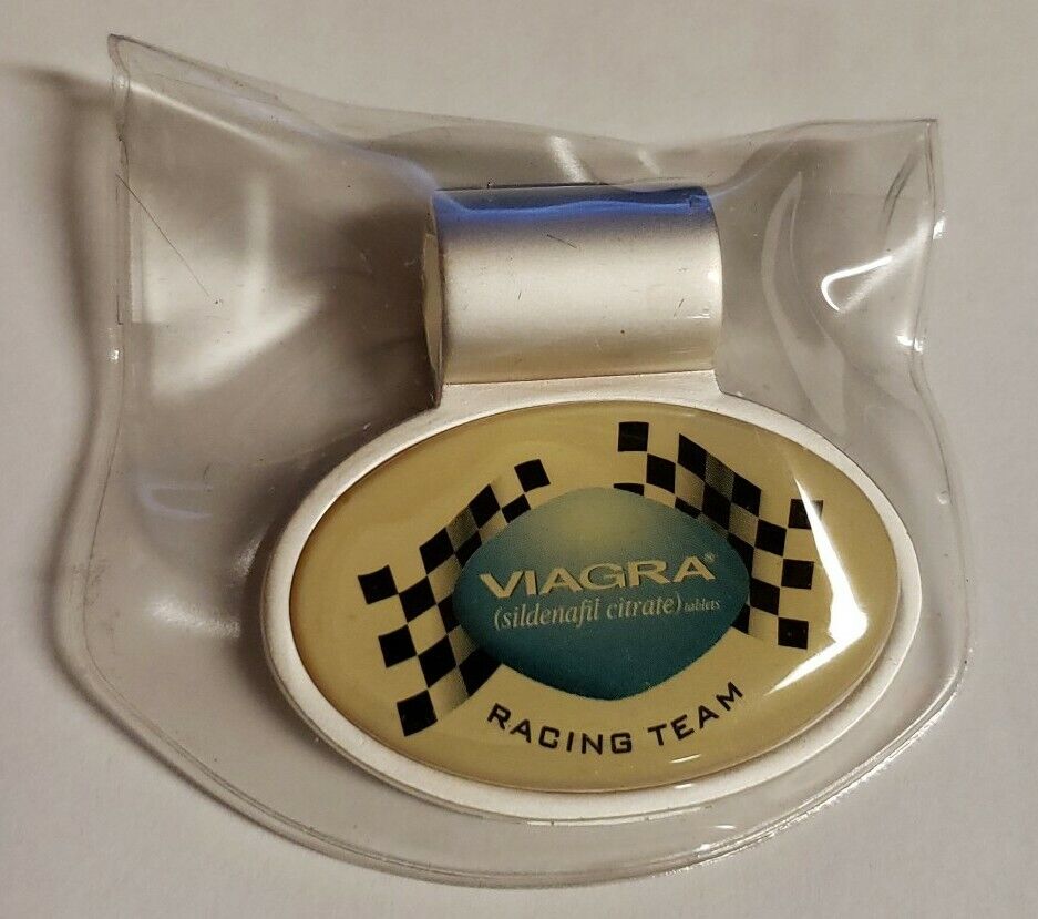 Viagra Nascar Stethoscope Name Tag *New* Rare 