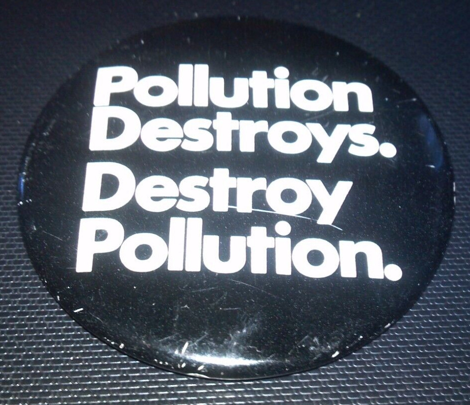 Vintage Protest Pollution Destroys Destroy 2\