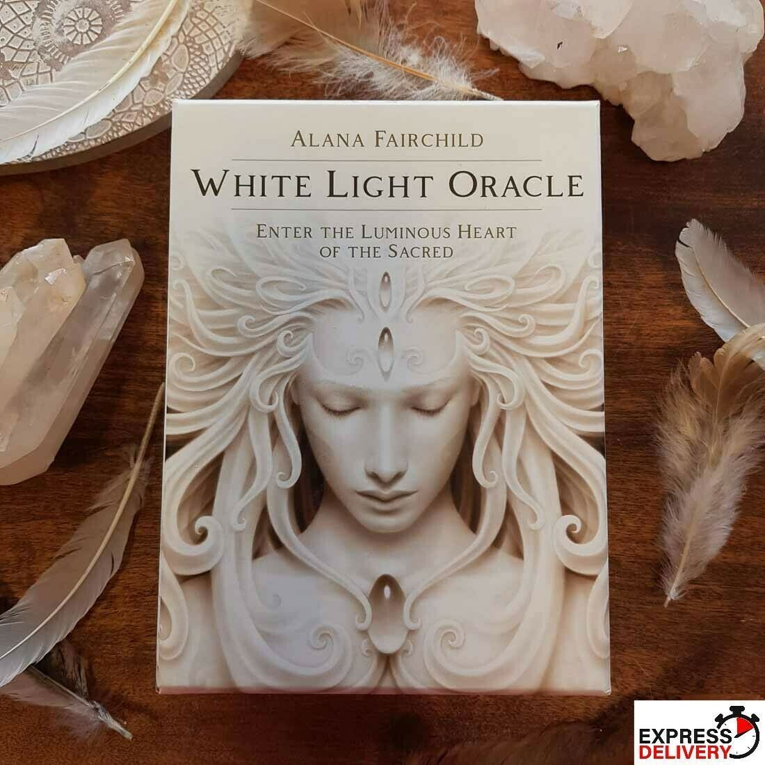 White Light Oracle: Magical Tarot Deck Card Divination English Family Board Game