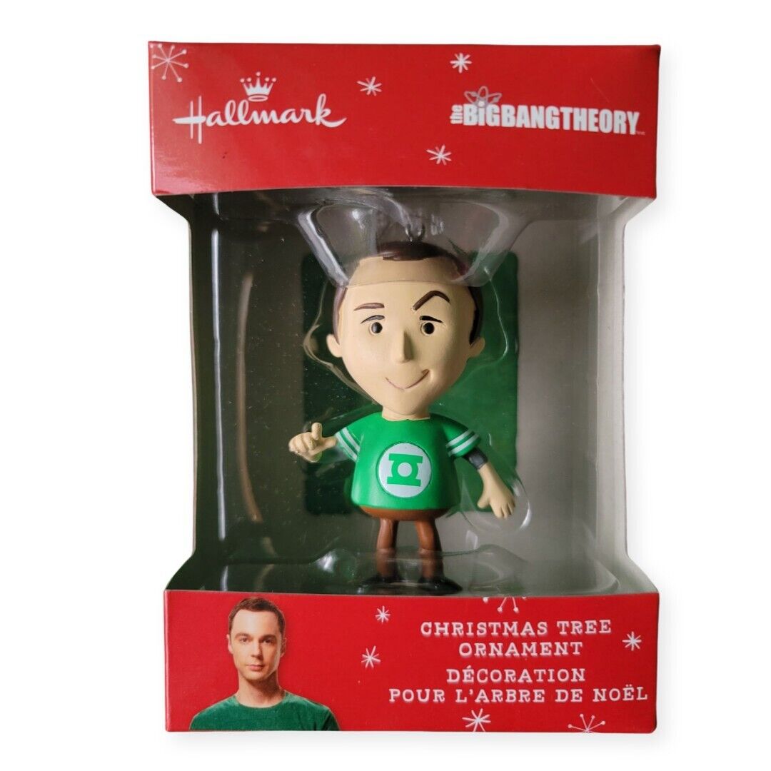 Hallmark Big Bang Theory Dr. Sheldon Cooper Green Lantern Shirt Ornament