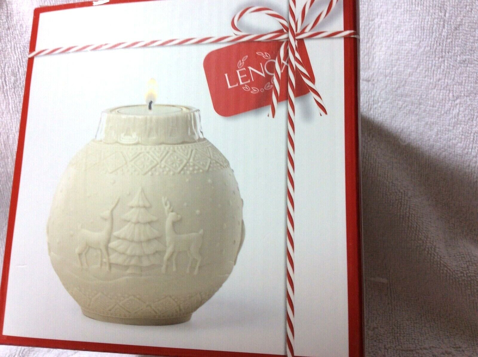 Lenox Ornamental Glow Nordic Votive New In Box Christmas Holiday