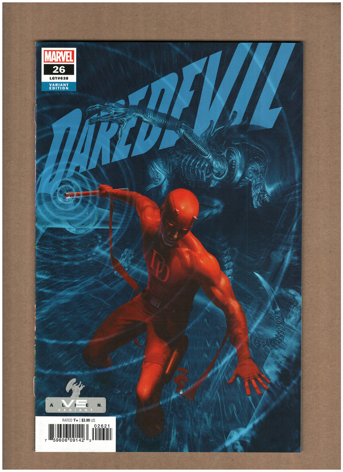 Daredevil #26 Marvel Comics 2021 Alien Variant ELEKTRA AS DD NM- 9.2