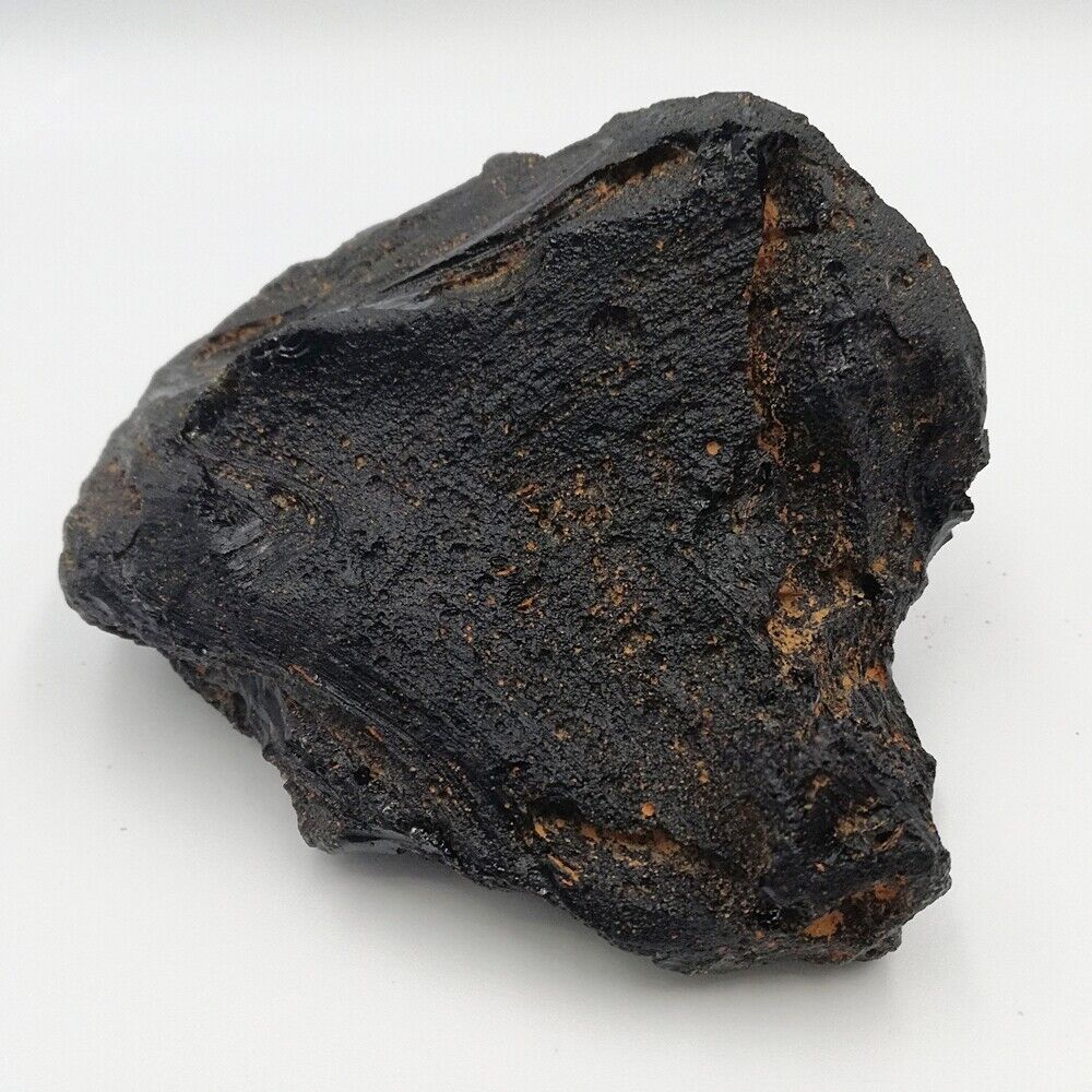 547 g. Australasian Muong Nong Black Tektite Meteorite Impact Layered Glass Rock