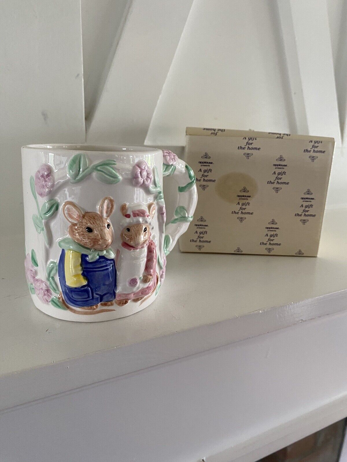 Vintage Applause Presents A Gift For The Home Mug bunnies