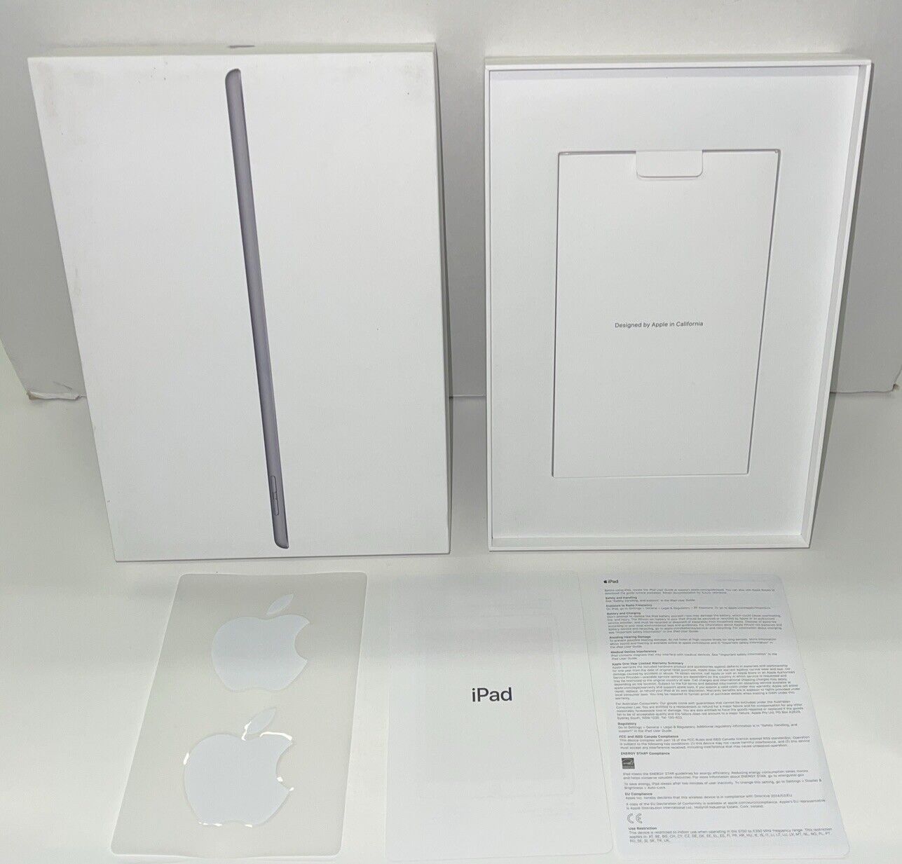 APPLE IPAD 8TH GENERATION 32GB WI-FI SPACE GREY BOX ONLY + Paper work