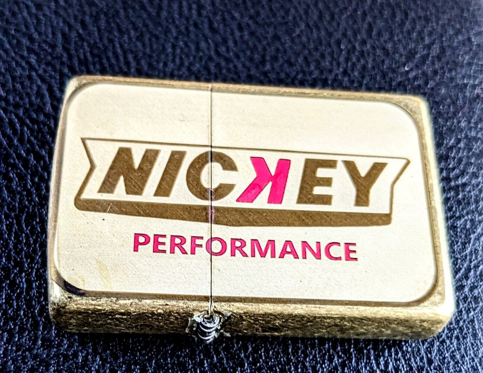 Nickey Performance Chevrolet Muscle All Brass Zippo Camaro/Vette Great Gift 