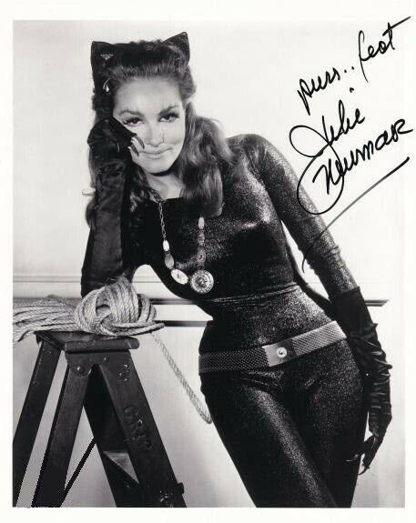 Julie Newmar Catwoman signed 8x10 Photo Reprint