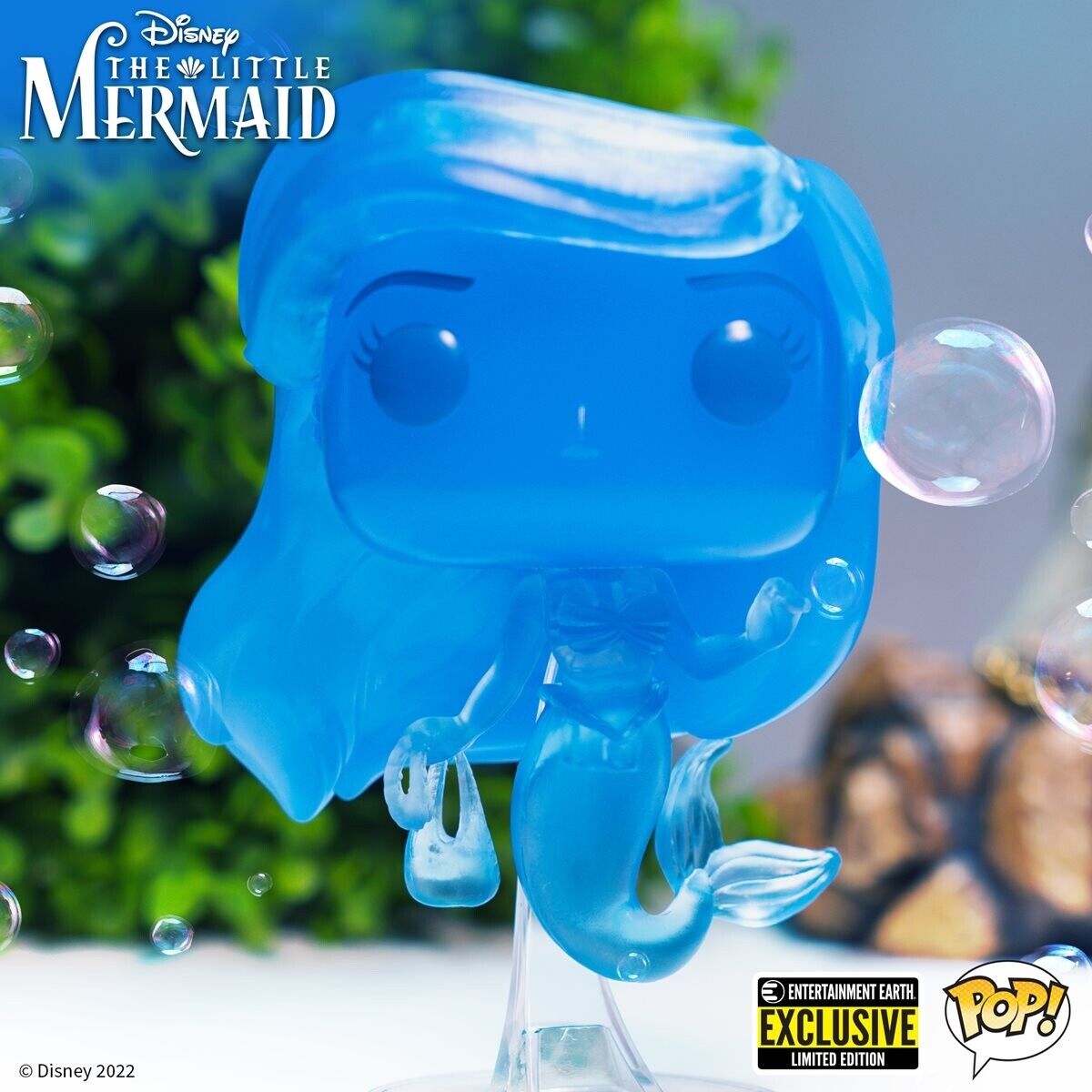 FUNKO Pop • The Little Mermaid • ARIAL (translucent) EE Excl w/Pro • Ships Free