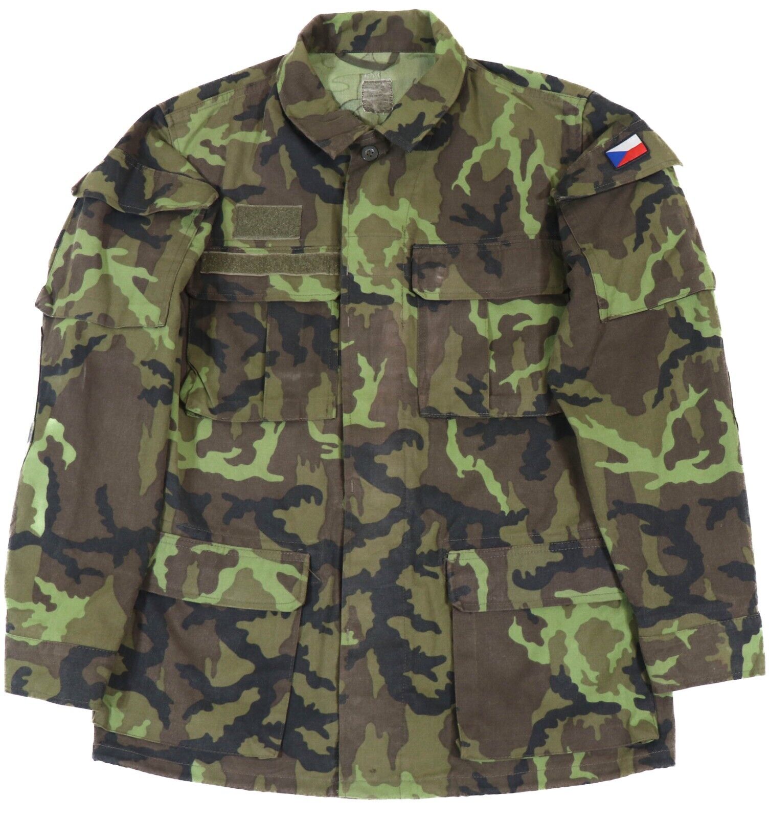 XLarge - Czech Army M95 Woodland Camo Combat Field Jacket Military Uniform Parka