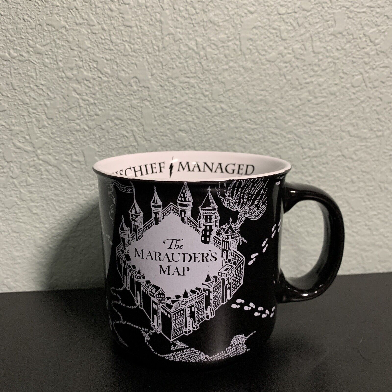 Harry Potter  - Marauder's Map - Mischief Managed Glow in the Dark Mug 20 oz