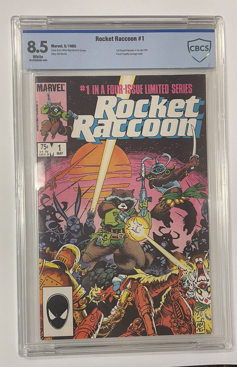 Rocket Raccoon #1 CBCS 8.5 White Pages Not CGC First Rocket in his own title
