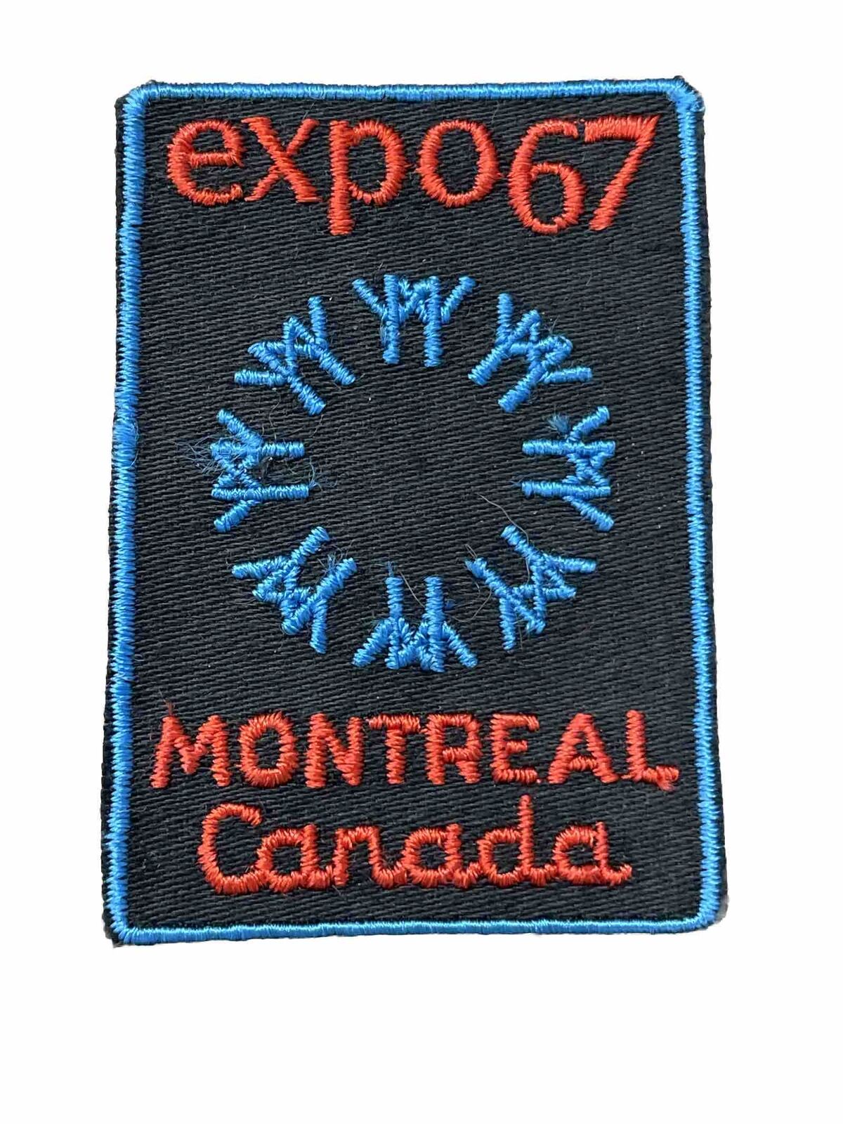 Vintage Expo 67 Montreal Quebec Canada Patch Badge Crest