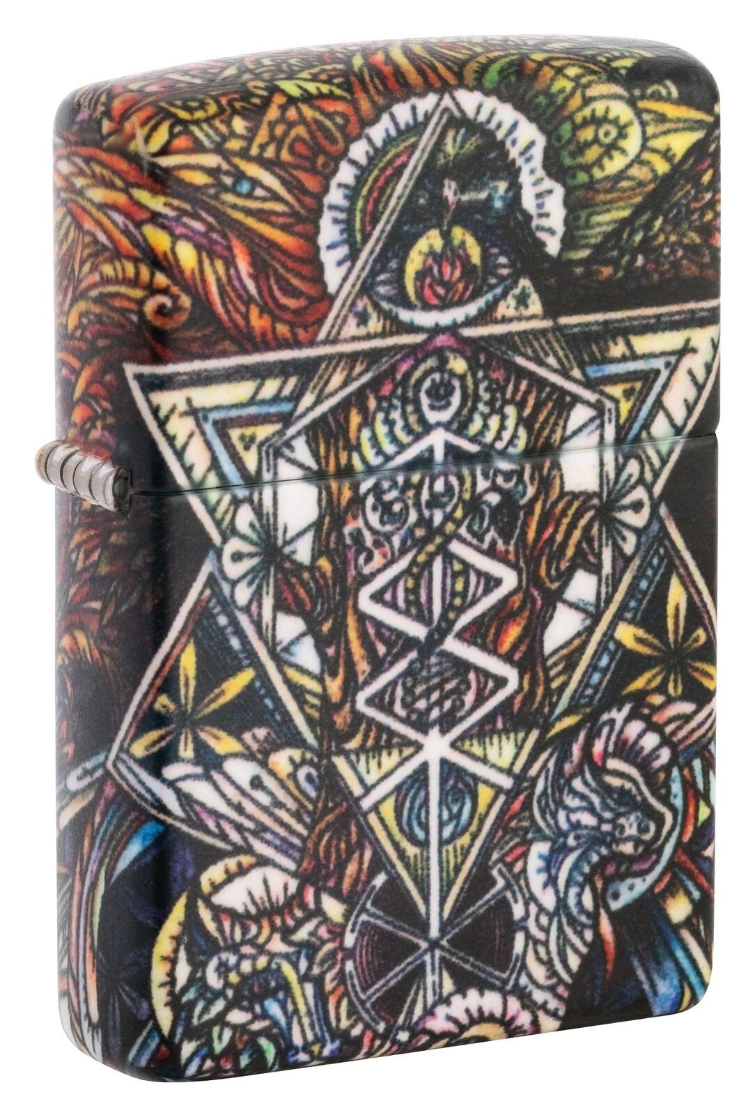 Zippo Abstract Psychedelia 540 Color Glow-In-The-Dark Windproof Lighter, 4919...