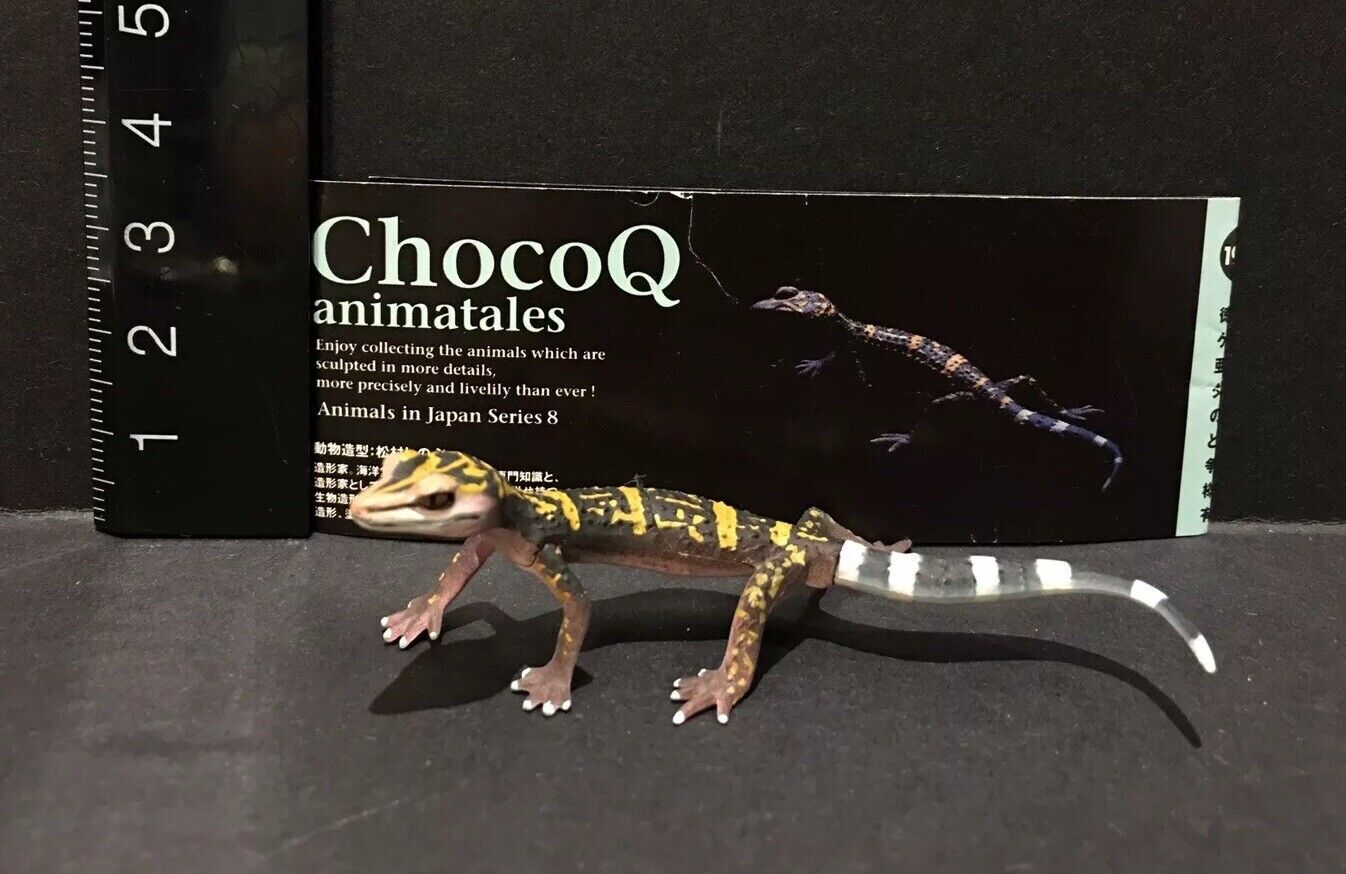 Kaiyodo Animatales Choco Q Series 8 Spotted Long Tail Gecko Lizard A Figure