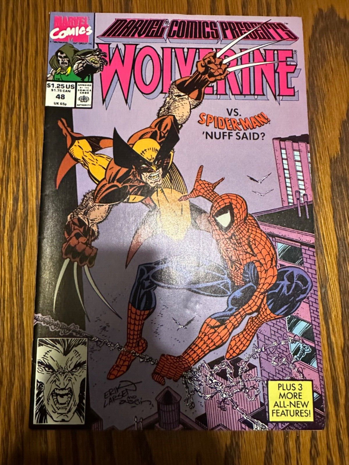 Marvel Comics Presents wolverine spider man #48 (1990)