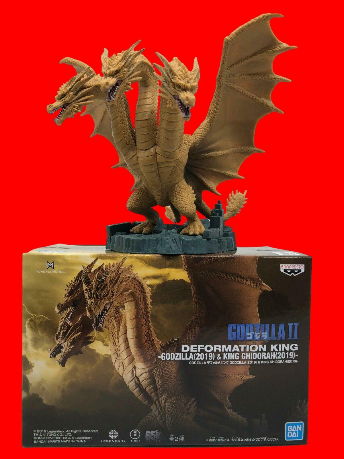 Bandai Godzilla 2 Deformation King Godzilla 2019 King Ghidorah 2019 150mm Figure