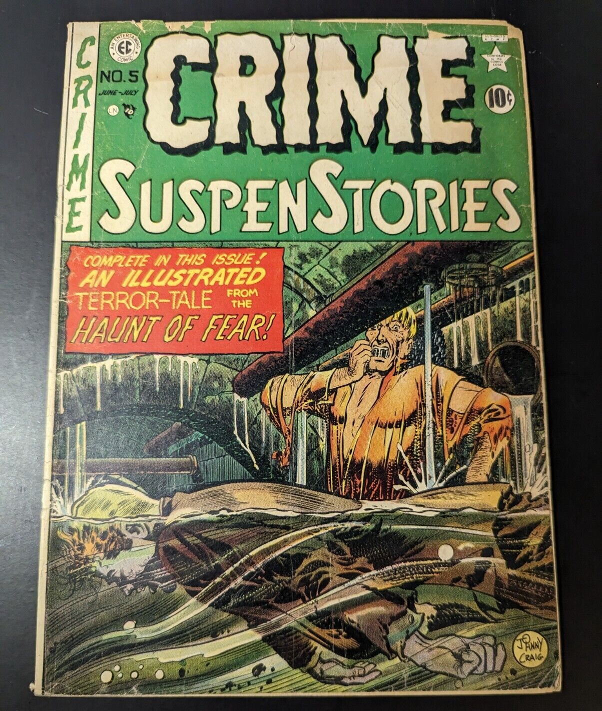 Crime SuspenStories 5 - Johnny Craig EC Pre-Code 1951