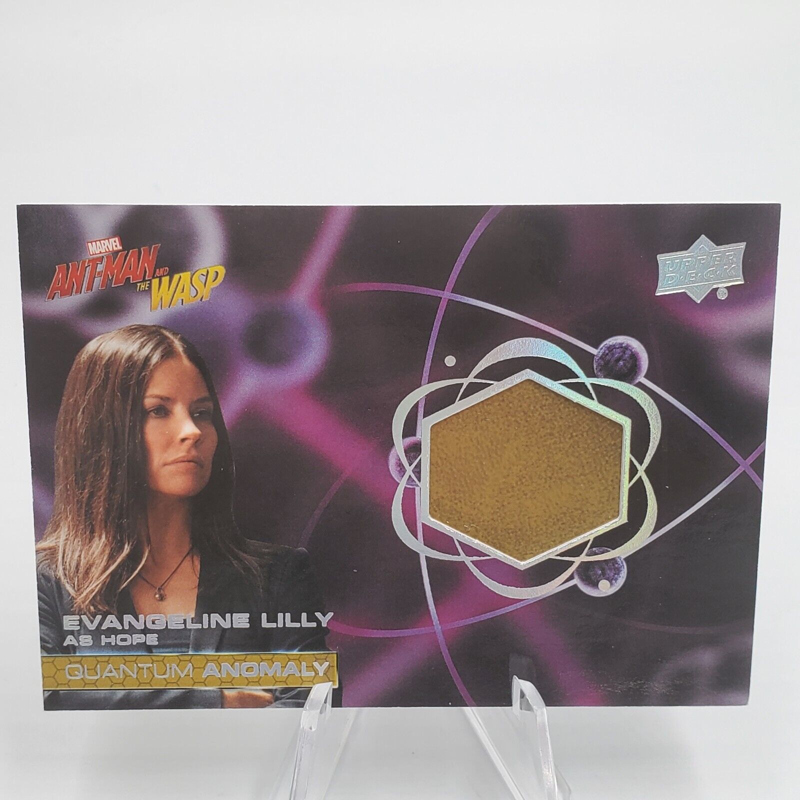 2018 Marvel Upper Deck Quantum Anomaly Patch - #QM14 Evangeling Lilly As Hope