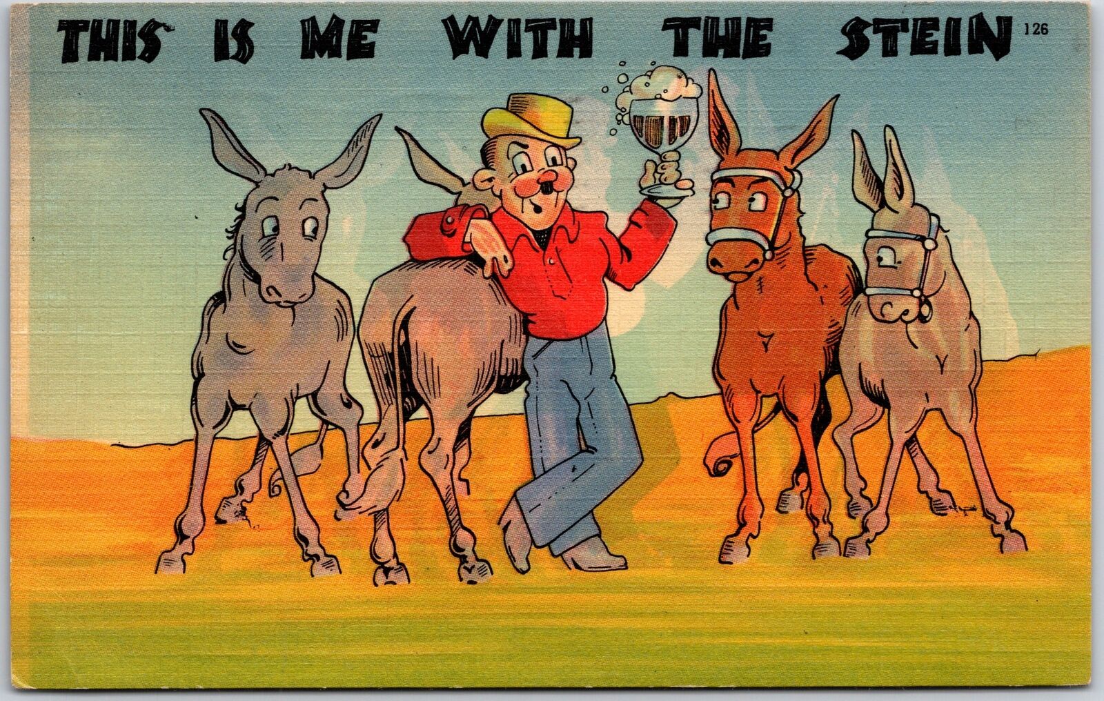 1942 Man Toast With The Ponies \