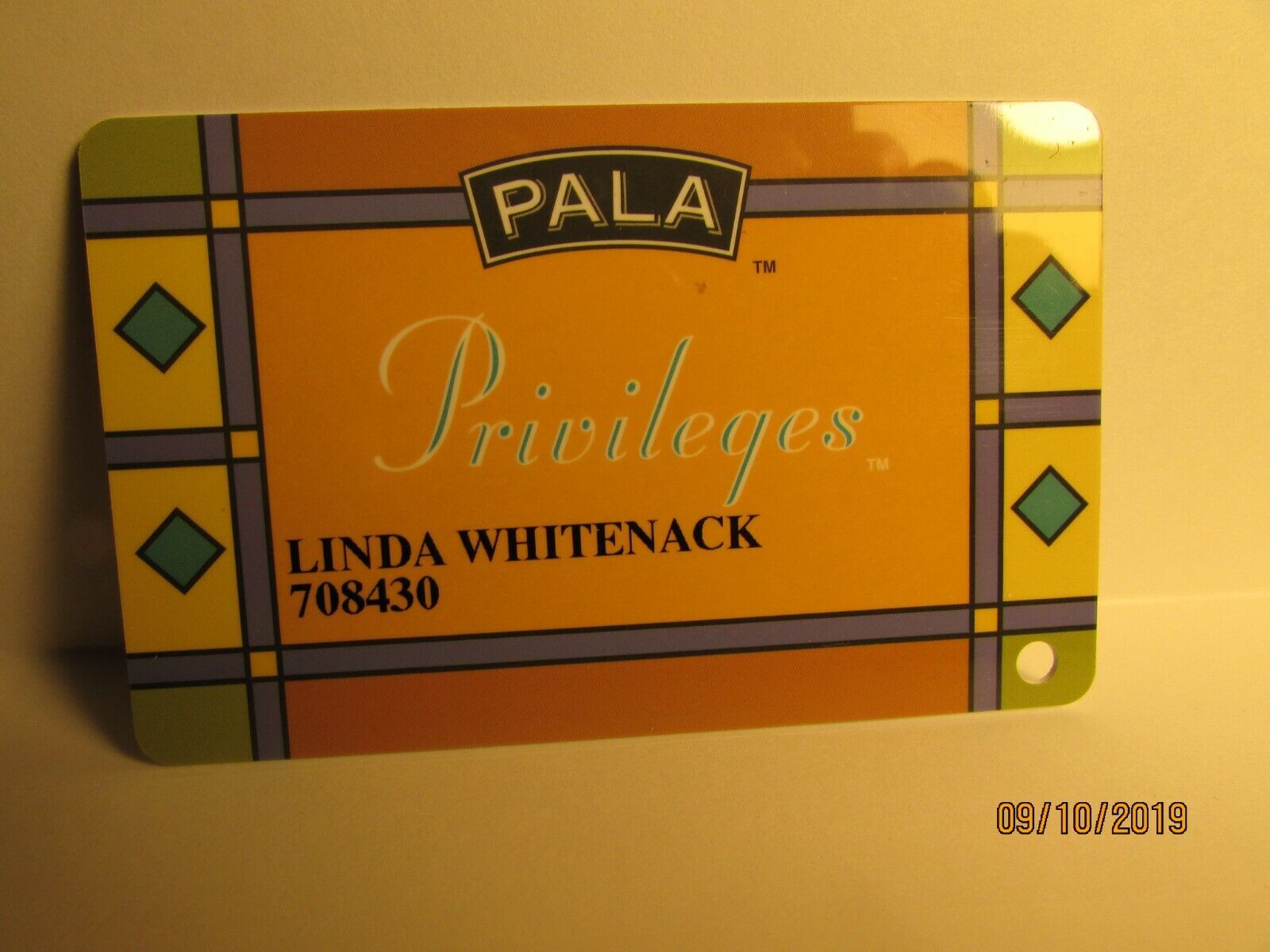 Pala Casino Hotel- Casino Players Card- Pala , Ca.- new/ mint
