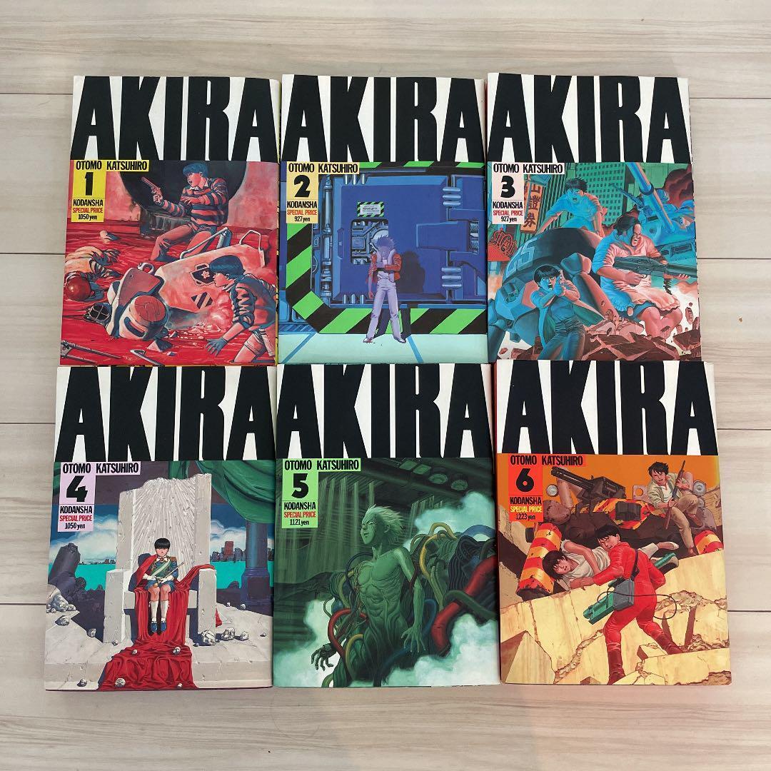 AKIRA Comics Deluxe Edition Vol.1-6 complete Set Katsuhiro Otomo Manga