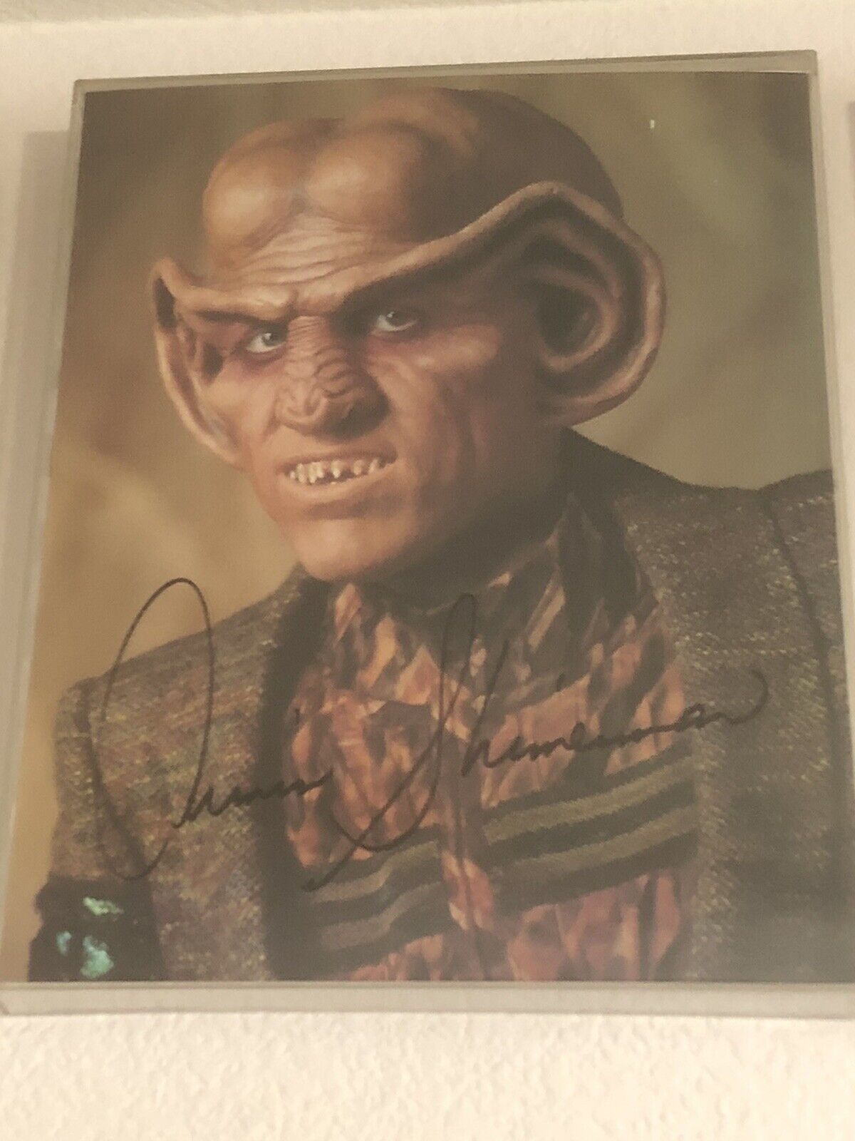 Original Armin Shimmerman Star Trek:DS9 Autographed 8X10 Photo MINT