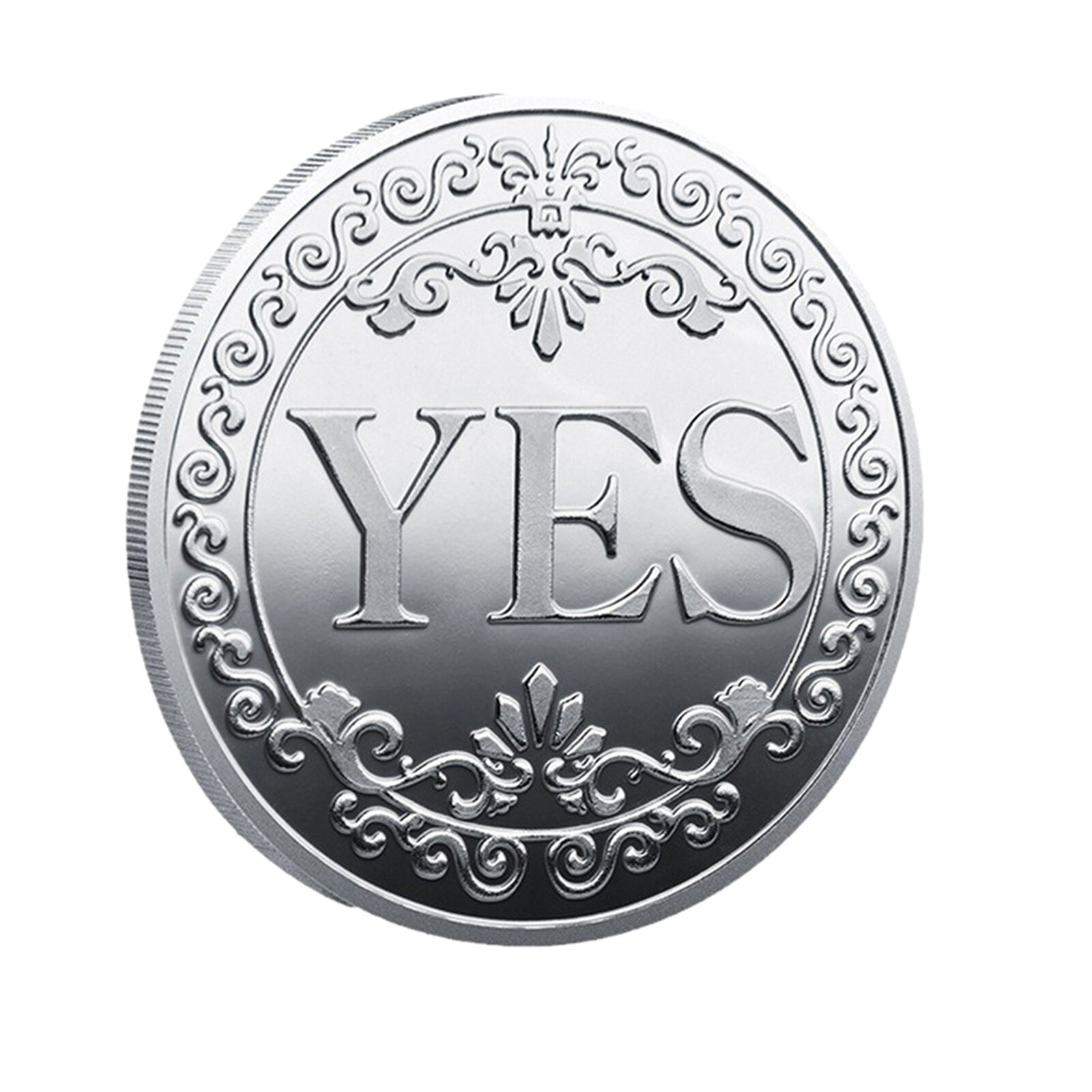1pc Yes/No Coin Metal Prediction Decision Coin Decision Maker Lucky Coin