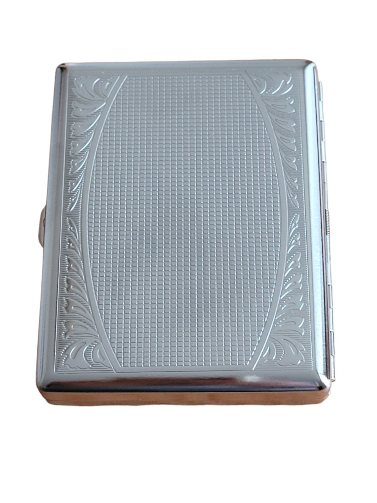 Metal Double Sided King & 100\'s Cigarette Case Vintage II Design New
