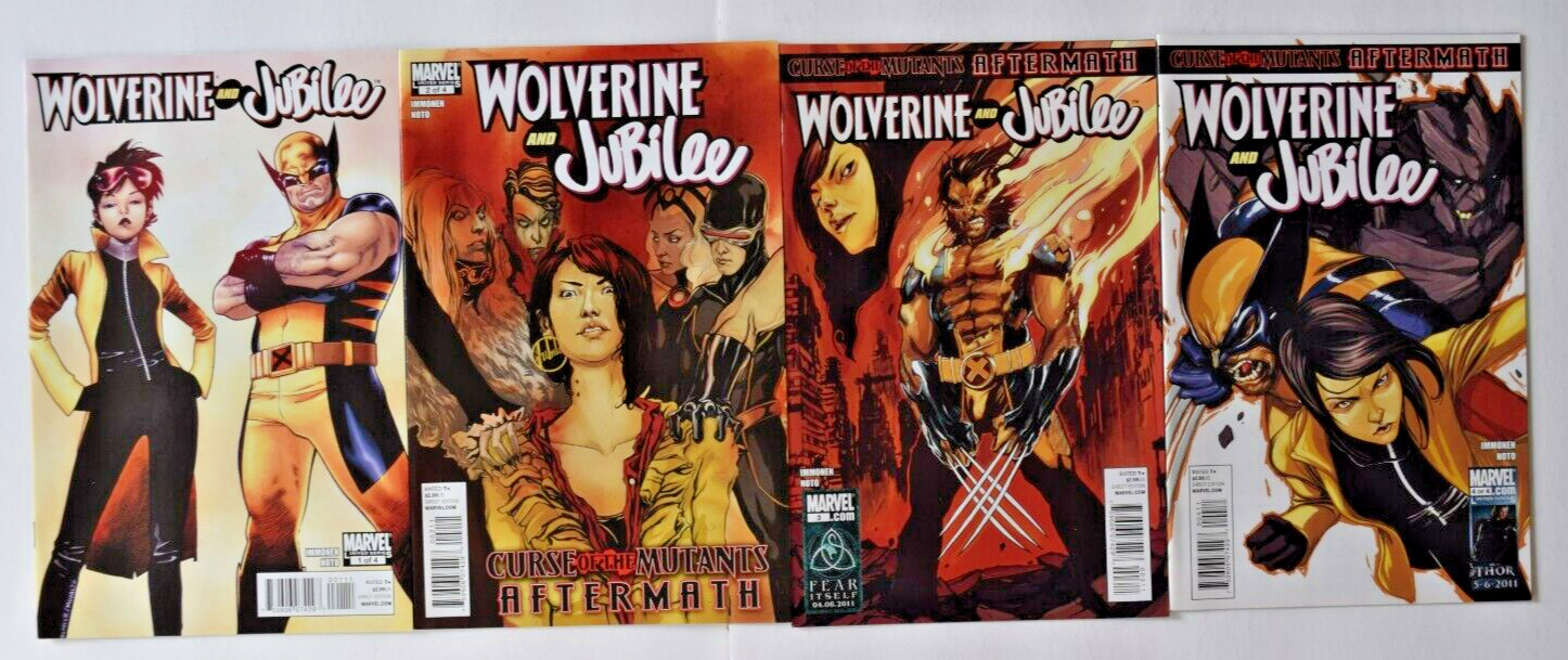 WOLVERINE AND JUBILEE 4 ISSUE COMPLETE SET 1-4 (2011) MARVEL COMICS