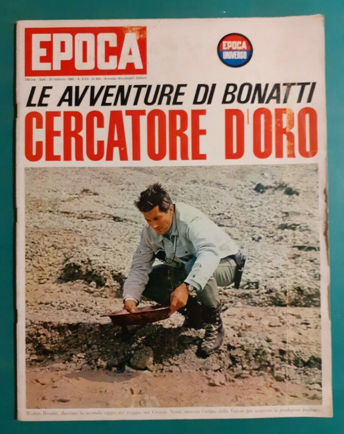 Epoca Magazine 804 1966 Walter Bonatti Search L\' Gold + Sophia Loren Charlie