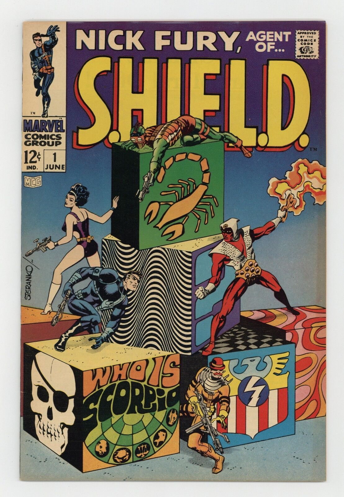 Nick Fury Agent of SHIELD #1 VG/FN 5.0 1968
