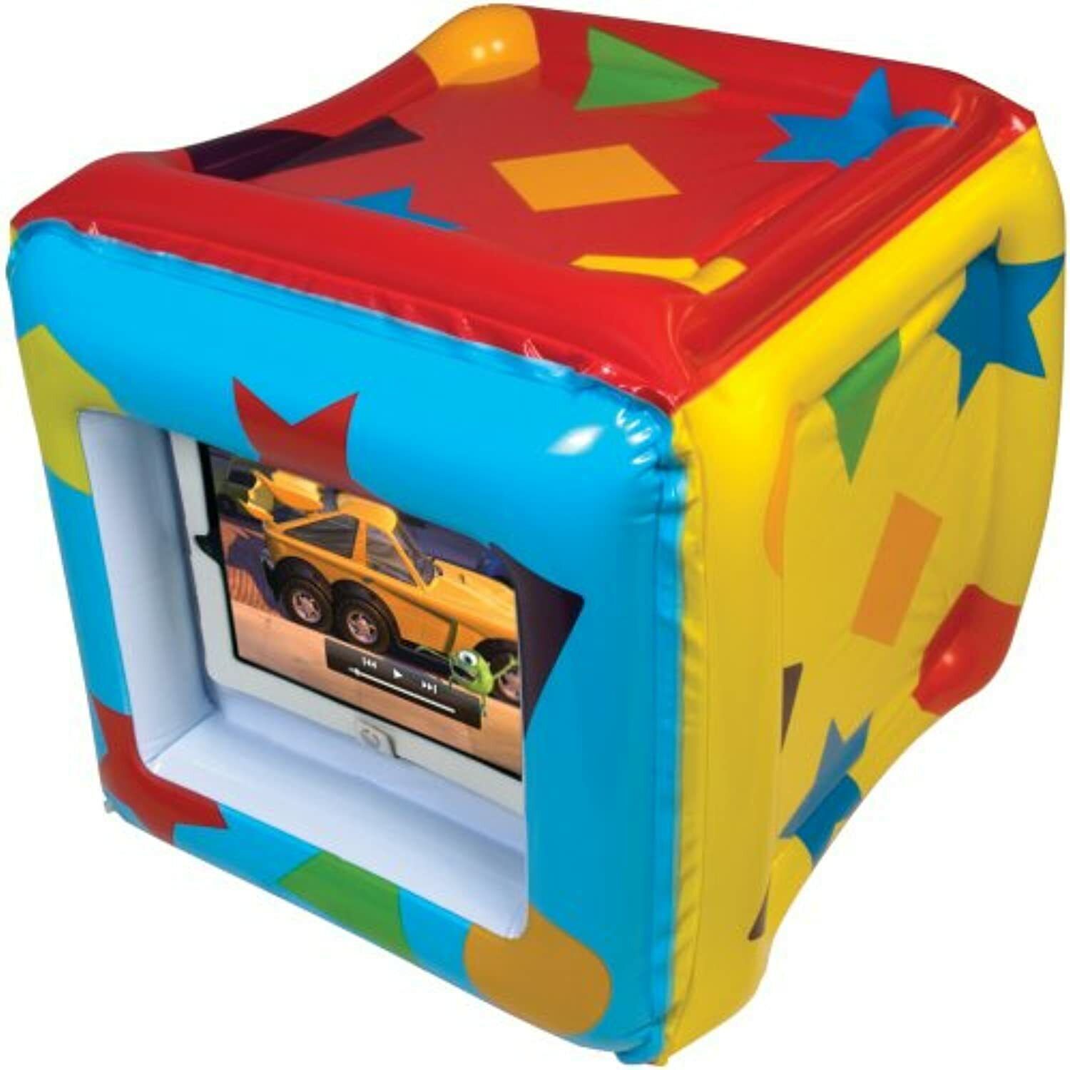 CTA Digital Inflatable Play Cube (PAD-CUBE) Compatible With Apple iPad & iPad 2