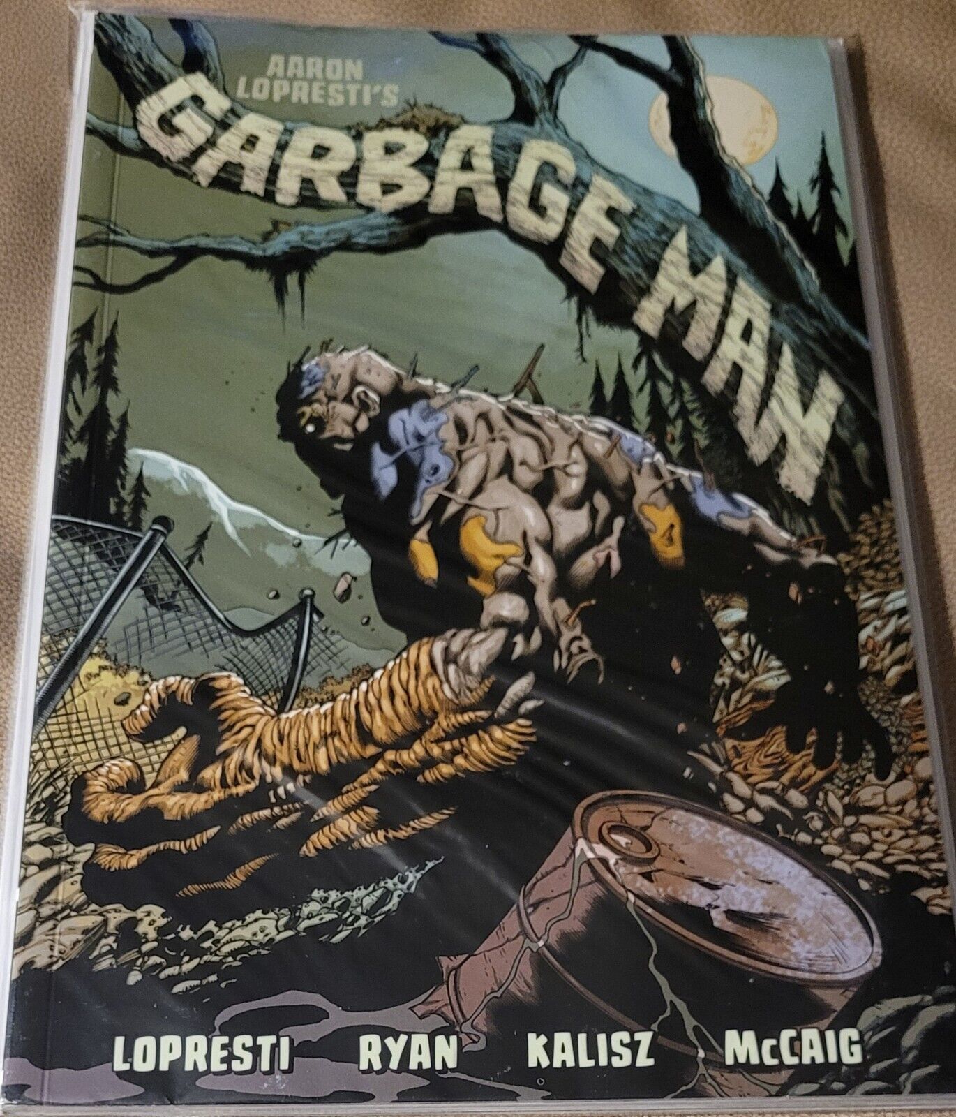 Garbage Man Graphic Novel By Aaron Lopresti (Unread/Unsealed)