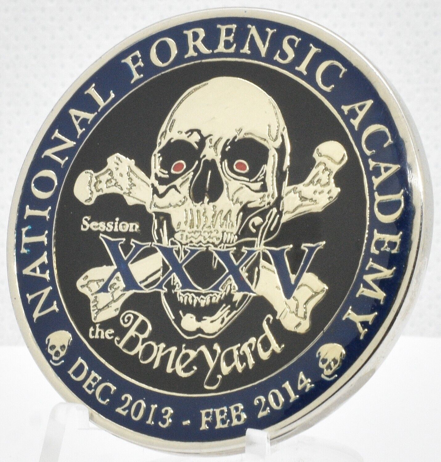 National Forensic Academy Class Boneyard Harvard of Violence Challenge Coin