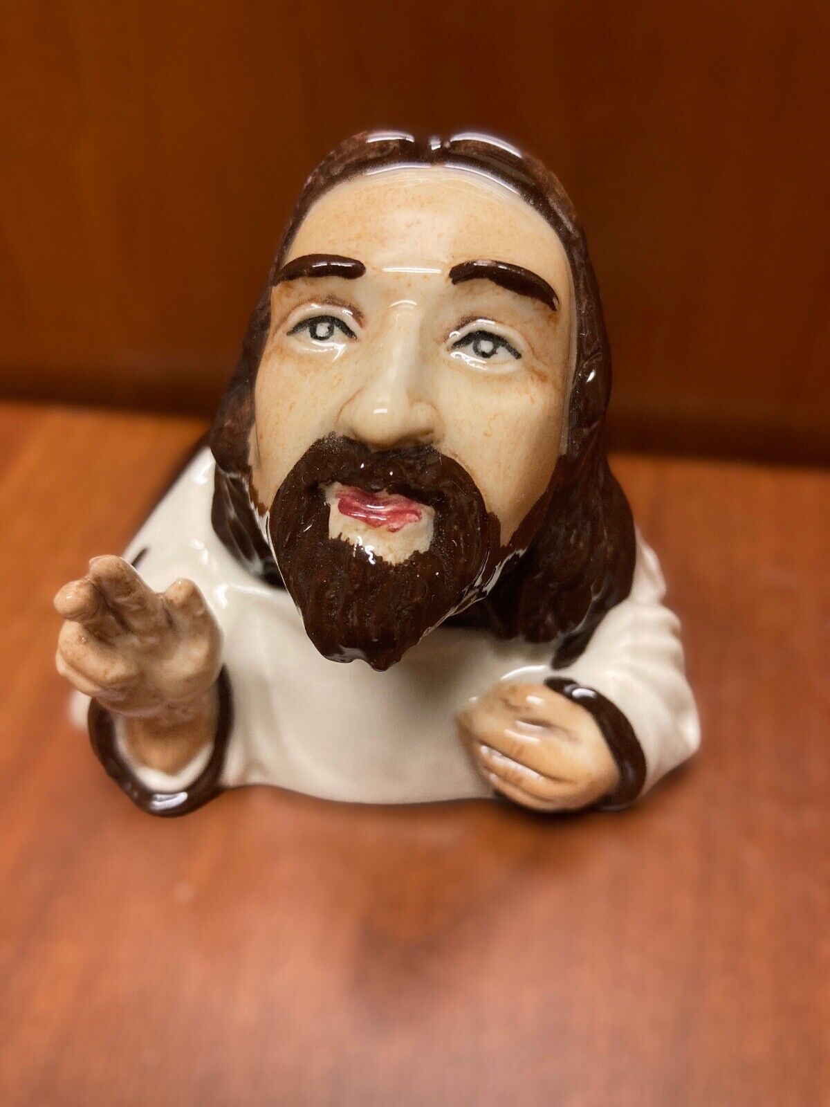 Kevin Francis Face Pot- Jesus, Matthew 5:5