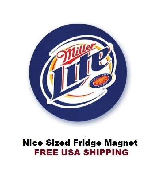 793 - Vintage Miller Light Beer Fridge Refrigerator Magnet