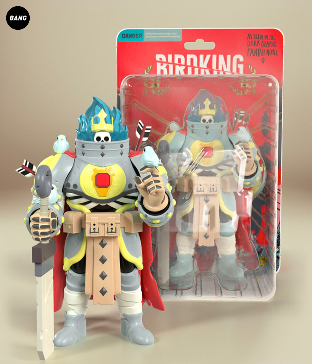 MIGHTY JAXX BIRDKING BY CROM Collectibles Character Figure 25cm New In Stock