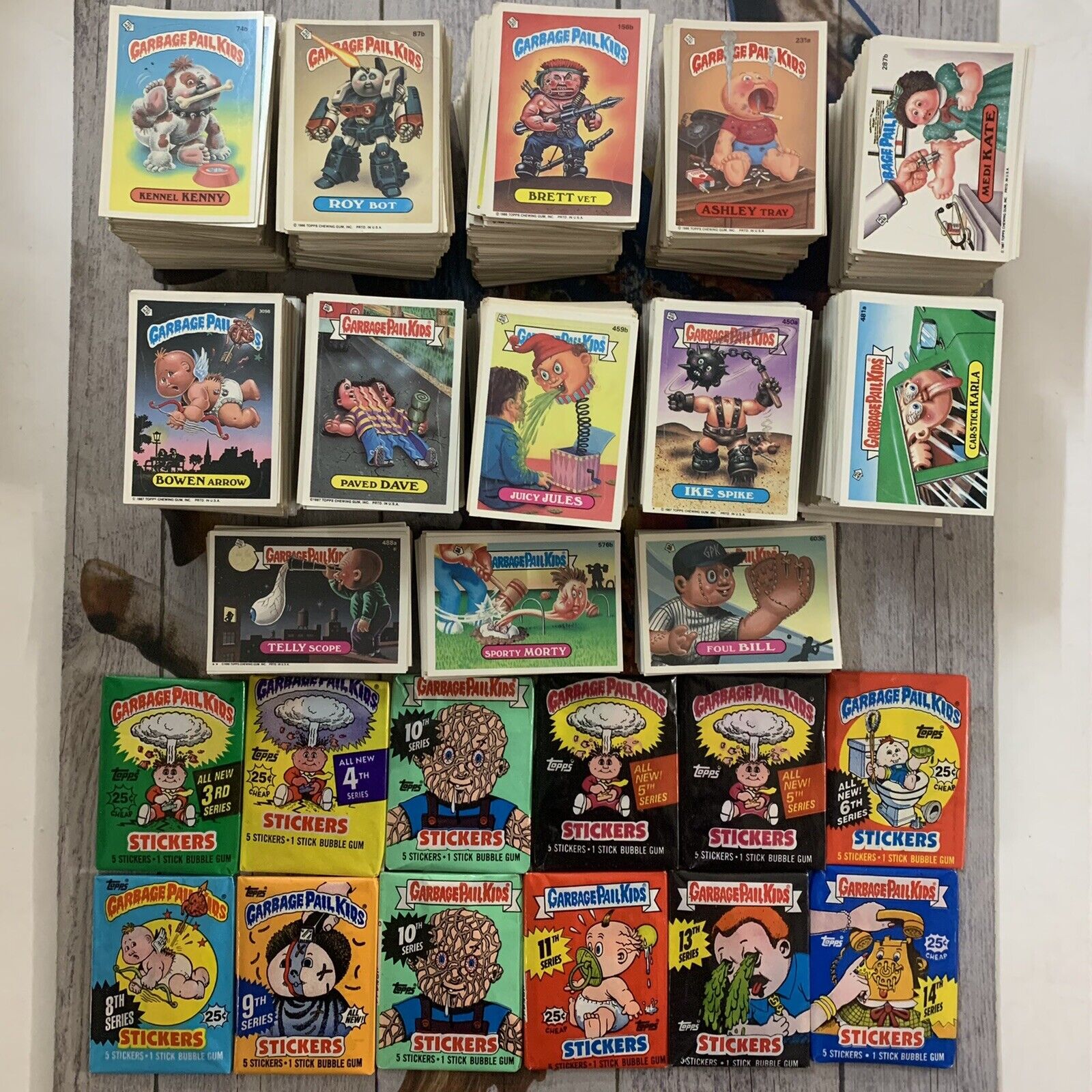 GPK Garbage Pail Kids Vintage Original Series Only 50 Card Grab Bag Plus Pack