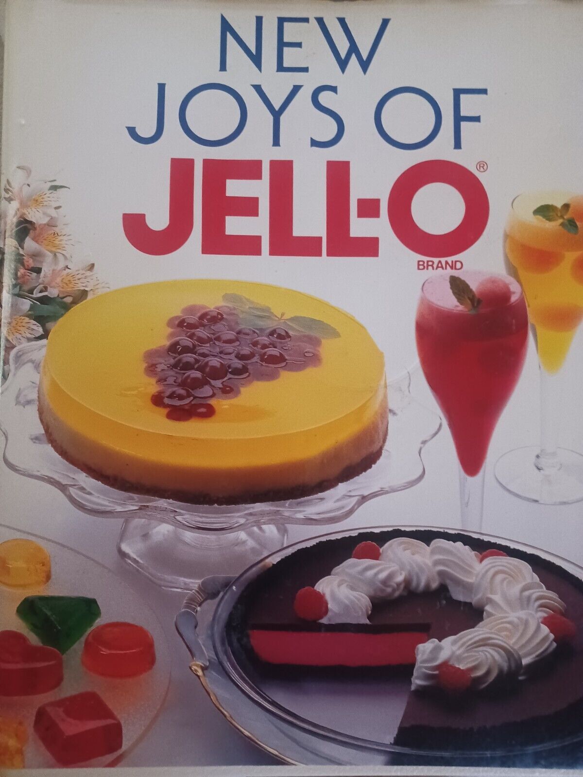 New Joys of JELL-O Brand Cookbook  Copyright 1990 KRAFT General Foods, 224 Pages