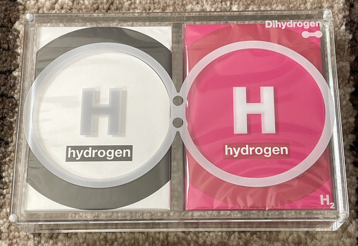 Hydrogen V1 & Hydrogen Limited Gilded W/Dihydrogen Carat Case Playing Cards