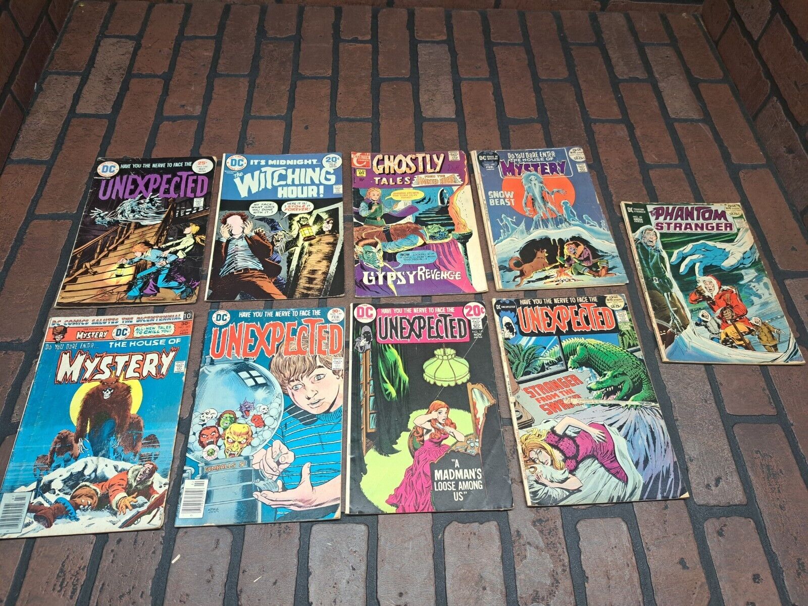 Dc Comics The Witching Hour, Unexpected, House Of Mystery Horror Lot Of 9