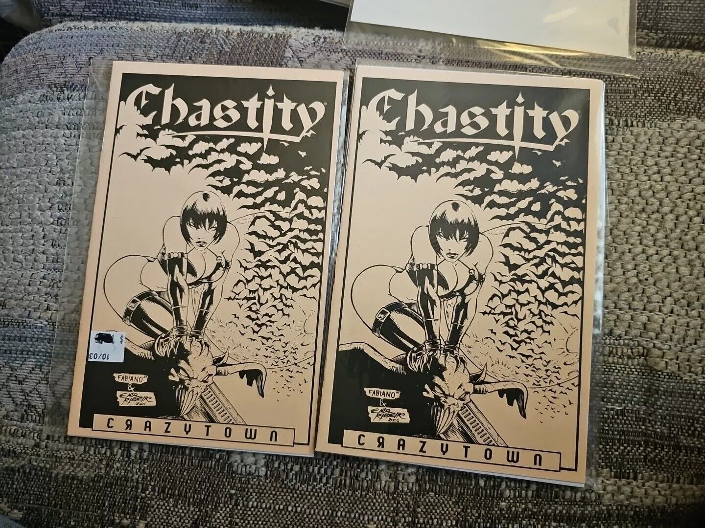 Chastity Crazy Town Ashcans Reg Lim 999/ Error Variant, Chaos Comics