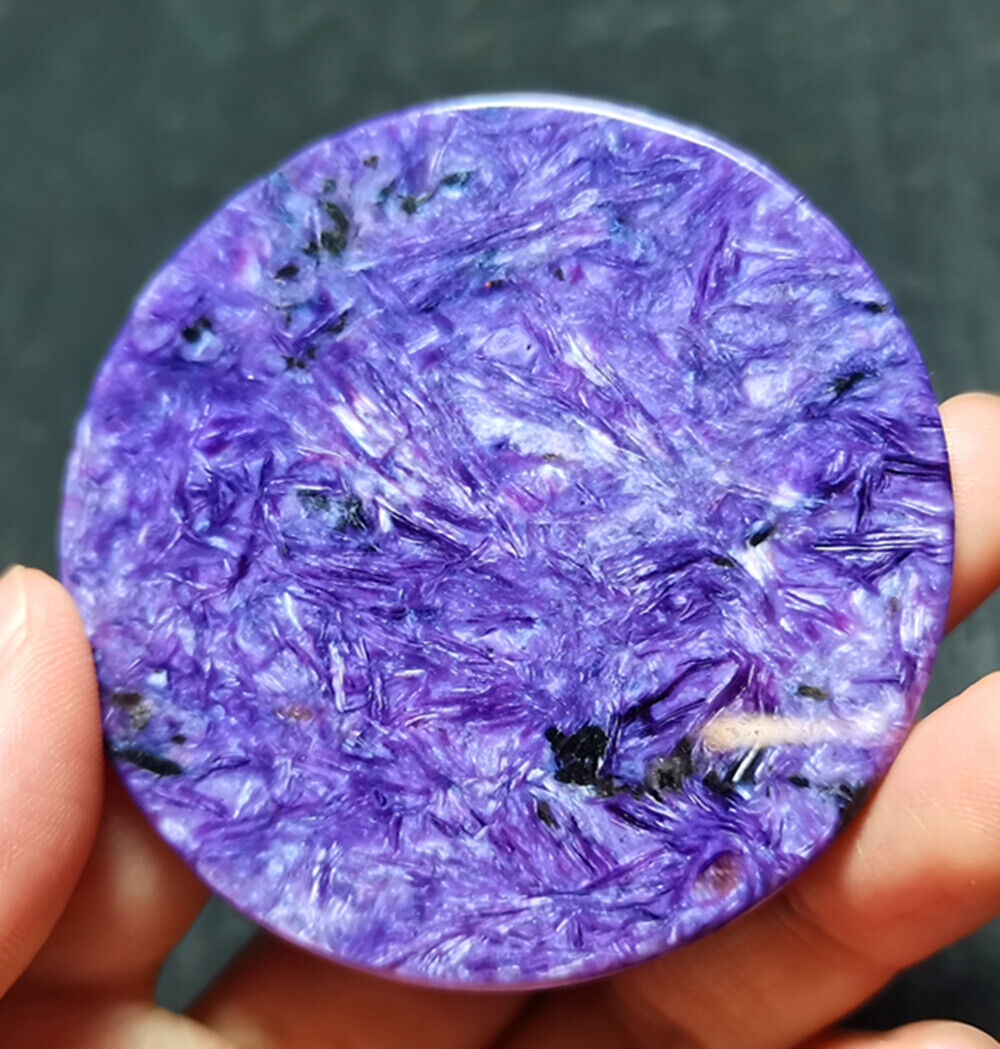 22.6G Natural Charoite Crystal Healing Polished Section Specimen Delicate WYY656