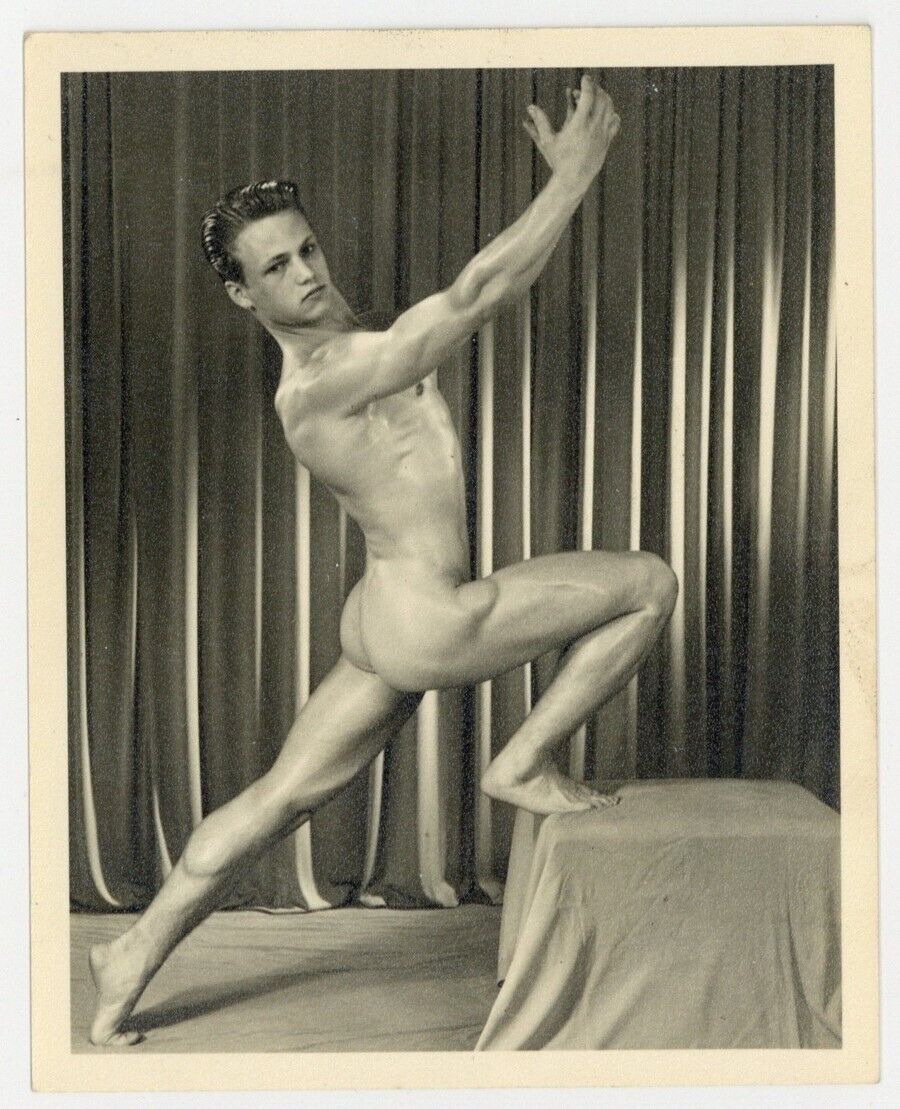 Pat Burnham 1950 Classic Beefcake WPG 5x4 Don Whitman Physique Gay Photo Q8596